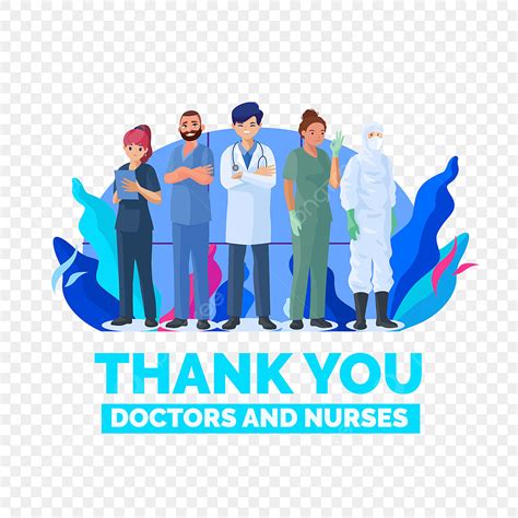 Thank You Nurses Clipart Transparent Background, Thank You Doctor And ...
