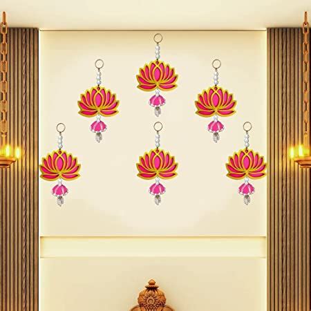 VRB DecTM Lotus Hangings for Decoration/Hanging for Home Decor/ Floral ...