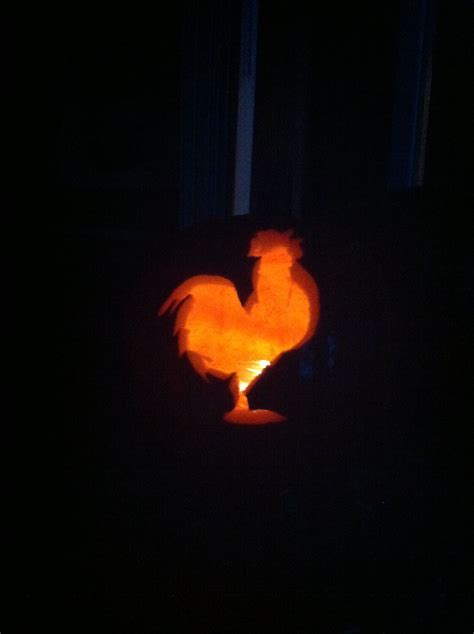 My chicken pumpkin.:) | Pumpkin carving, Chicken pumpkin, Carving