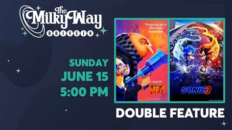 DOUBLE FEATURE: Despicable Me 4 & Sonic the Hedgehog 3, 7035 S Ballpark ...