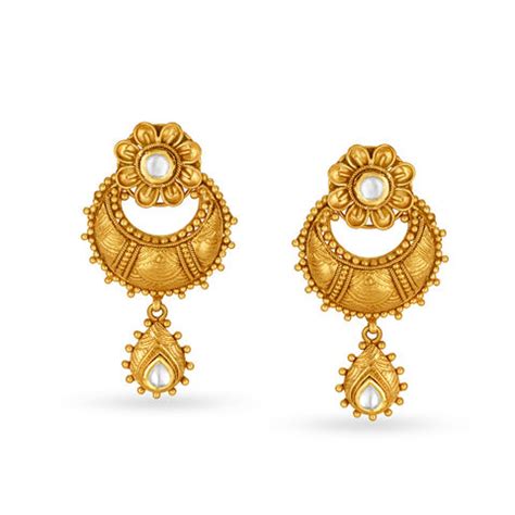 Chandbali Earrings | Gold Earrings Designs