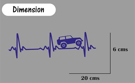ISEE 360® Heart Beat Sticker for Car, Truck, 4x4 Car Sticker Vinyl ...