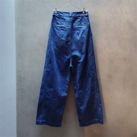 R&D.M.Co-/OLDMAN'S TAILOR TUCK DENIM WIDE PANTS（Vintage Like) タックデニムワイド ...