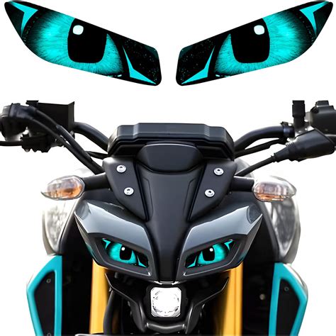 Yamaha MT_15 / 3M UV Printed/Toothless Dragon Eye Sticker (Blue ...