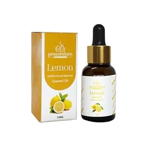 PRAMODAM Lemon Essential Oil | 100% Pure & Natural | Cold-pressed ...