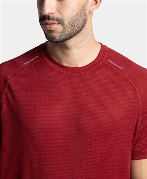 Buy Lightweight Microfiber Solid Round Neck Half Sleeve T-Shirt with ...