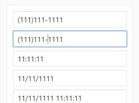 58+ JQuery Mask Plugins - March 2025