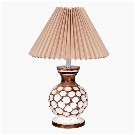 Buy HOMESAKE Wooden Table Lamp from Homesake at just INR 2800.0