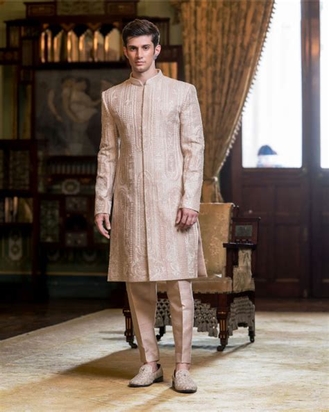 Shop for pink sherwani for groom online in India