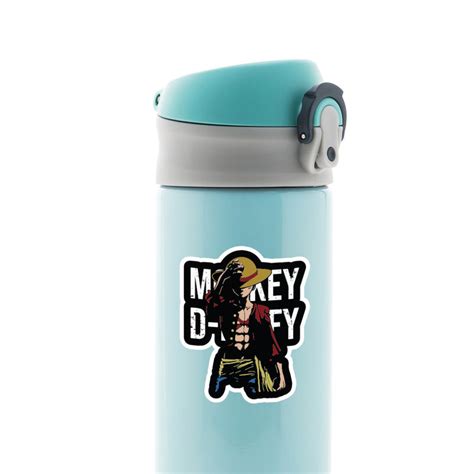 Monkey D. Luffy One Piece Anime Sticker - Set Sail with the Straw Hat ...
