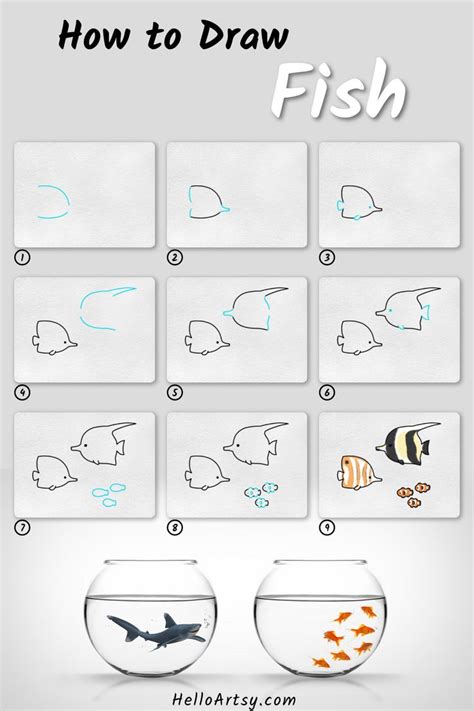 Image result for Easy Drawing Tutorials Fish
