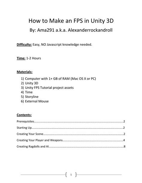 Image result for Unity How to Make an FPS