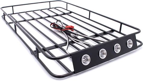 Buy LCX Racing 110th RC Crawler Car Metal Roll Cage Luggage Tray Roof ...