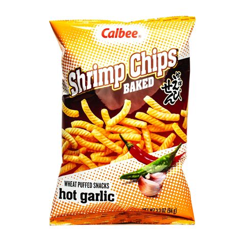 Calbee Shrimp Chips: Hot Garlic | Bokksu Market
