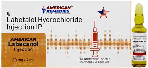 Labecanol 20 Mg Injection 4 Ml - Uses, Side Effects, Dosage, Price ...