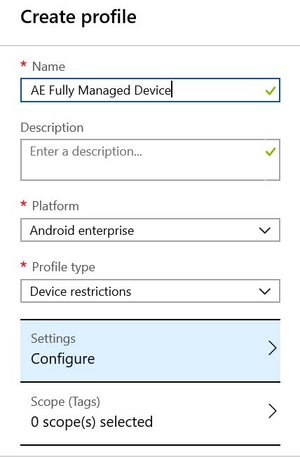 Device Management and Privacy Screen Android Intune Company 的图像结果