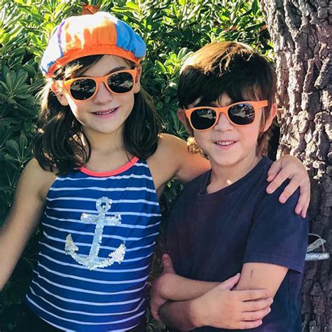 Roshambo Blippi Shades Junior Sunglasses -Orange Frame — Toycra