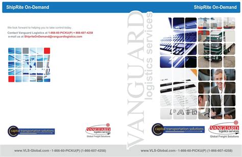 ShipRite On-Demand - Vanguard Logistics Services