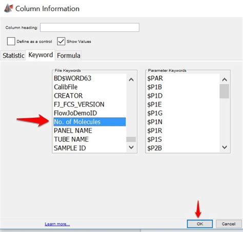 FlowJo Mean Fluorescence Intensity Table 的图像结果