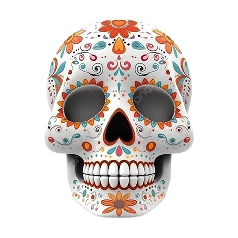Día Mexicano De La Calavera Blanca Muerta PNG ,dibujos Mascarilla ...