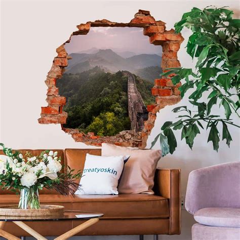 3D Wall Stickers Colombo - The Chinese wall | wall-art.com