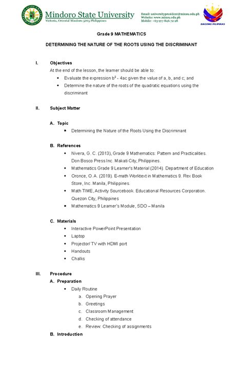 Discriminant Lesson 的图像结果