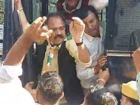 Rajasthan Aravalli Mining Protest; Congress Workers Police Clash ...