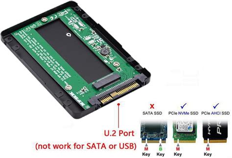 Cablecc SFF-8639 NVME U.2 to NGFF M.2 M-Key PCIe SSD India | Ubuy