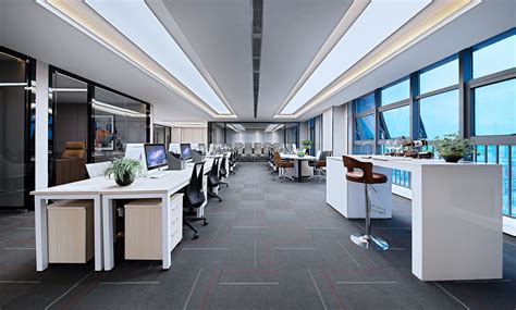 2000㎡高科技智能公司办公空间装修设计 | 创凯智能-办公室装修-尚泰装饰设计