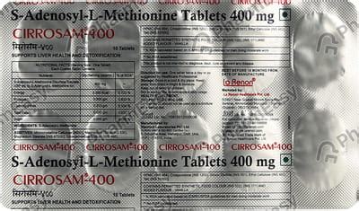Cirrosam 400 MG Tablet (10): Uses, Side Effects, Price & Dosage | PharmEasy