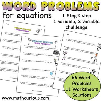 Image result for Algebra Word Problems with 2 Variables