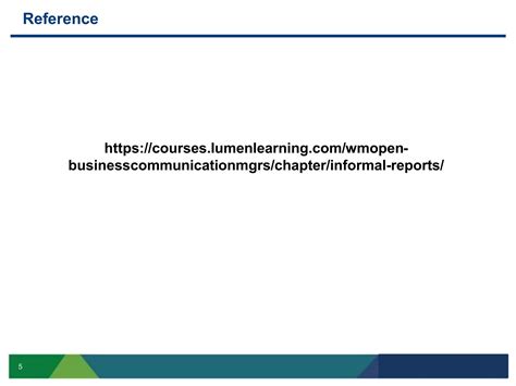 Informal Report Example 的图像结果