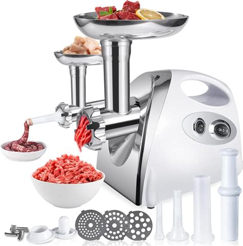 Amazon.com: SuSuMu Meat Grinder Heavy Duty Meat Grinder Electric Ground ...