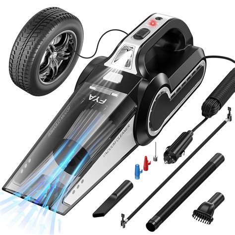 FYA 4-in-1 Portable Car Vacuum Cleaner for Car, Handheld Vacuum with ...