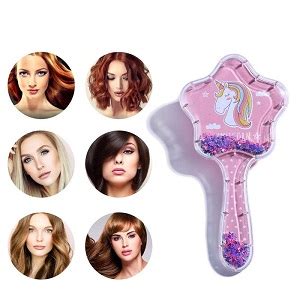 Buy FunBlast Unicorn Comb and Brush Set – Glitter Hair Brush Comb for ...