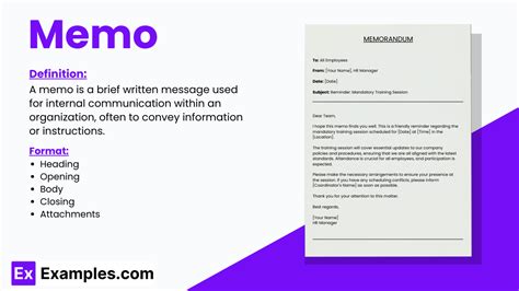 Image result for Memo Example