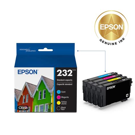 Epson - 232 Claria Ink Standard Capacity Black & Color Cartridge Combo ...