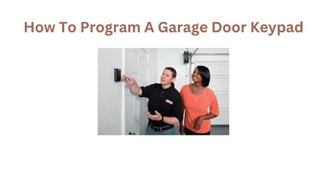 Image result for How to Program Garage Keypad