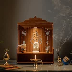 Patiofy Pooja Stand for Home/Mandir/Pooja Mandir for Home/Temple for ...