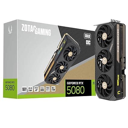 Amazon.in: Buy ZOTAC GAMING GeForce RTX 5080 SOLID OC 16GB GDDR7 ...