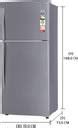 LG 412 L Frost Free Double Door 1 Star Refrigerator Online at Best ...