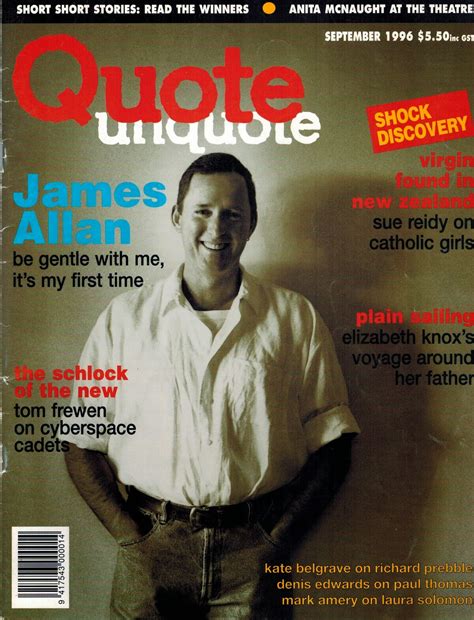 Quote Unquote: James Allan on being a first-time author