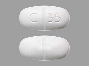 Pill Finder: C 35 White Elliptical / Oval - Medicine.com