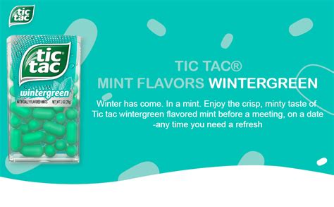 Tic Tac Wintergreen Sugar Free Gum, 29 g : Amazon.in: Grocery & Gourmet ...