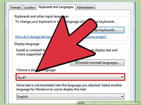 Image result for Windows 7 Language Settings