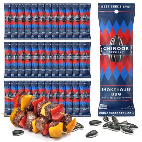 Snapklik.com : Chinook Seedery Low Sodium Sunflower Seeds Smokehouse ...