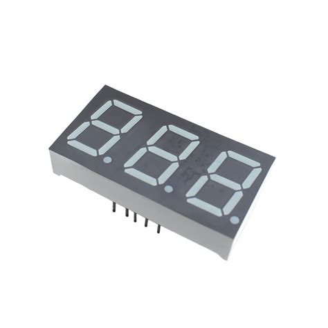 0.56 Inch 3-Digit Common Anode Red 7-Segment LED Display for clocks ...