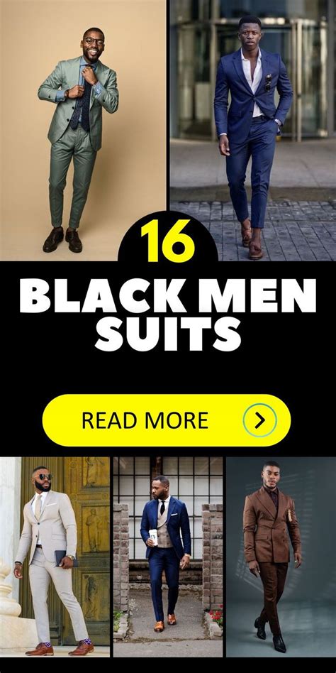 Black Men Suits Fashion 的图像结果