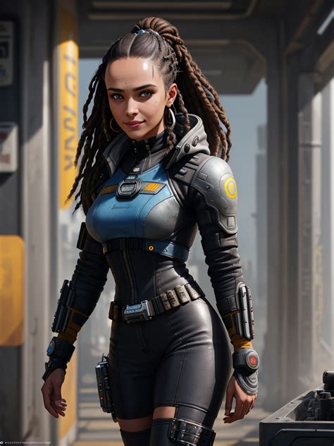 Virtual Cosplay - Panam Palmer (Cyberpunk 2077) by Kaleidia on DeviantArt