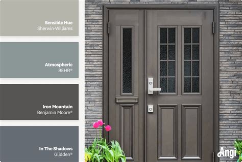9 awesome front door paint colors for a grey house compared – Artofit